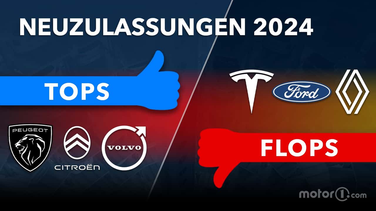 Neuzulassungen 2024 in Deutschland: Gewinner und Verlierer