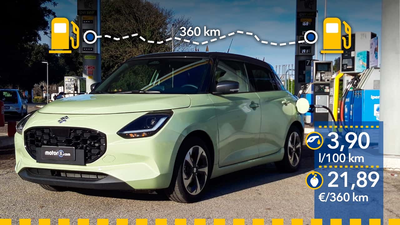 Suzuki Swift 2025, prueba consumo