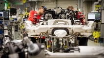 Chaîne de montage de la Porsche 911