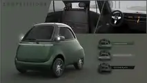 Microlino: A versão Competizione, que é sempre lacada mate, é a variante superior