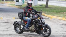 Ducati Diavel V4 Spy Photos - Front Right Angle View 3