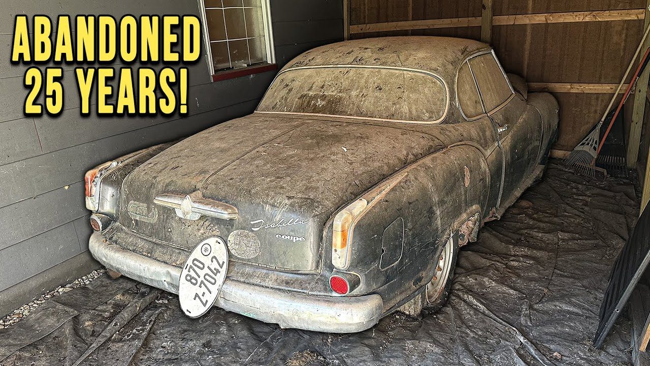 ABANDONED BARN FIND First Wash In 25 Years Borgward Isabella! Satisfying Car Detailing Restoration