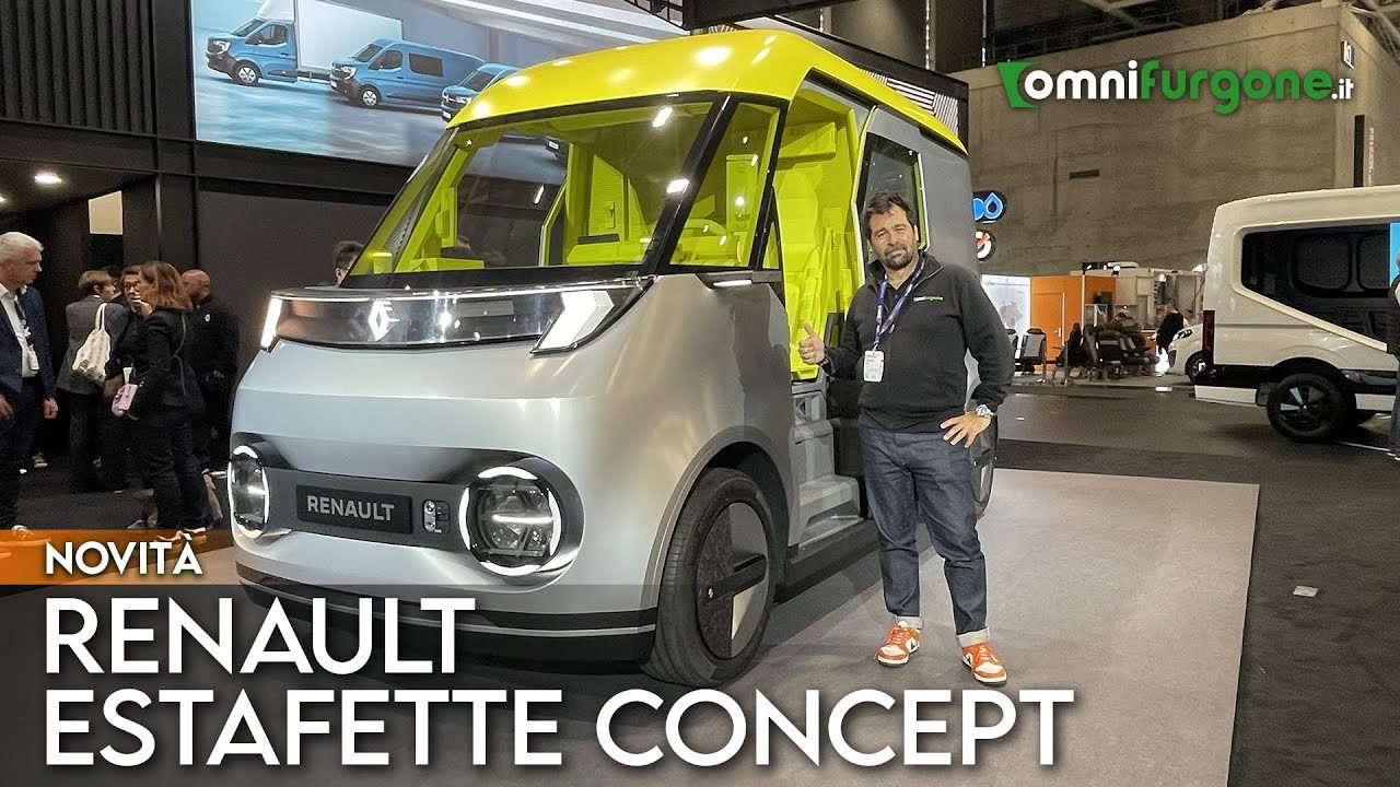 Reanult ESTAFETTE Concept, la visione della LOSANGA su come sarà il van per le CONSEGNE urbane