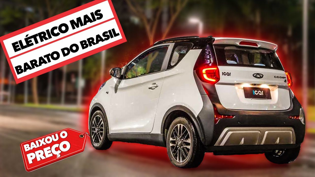 CAOA CHERY ICAR baixa de PREÇO e se torna o ELÉTRICO mais barato do BRASIL