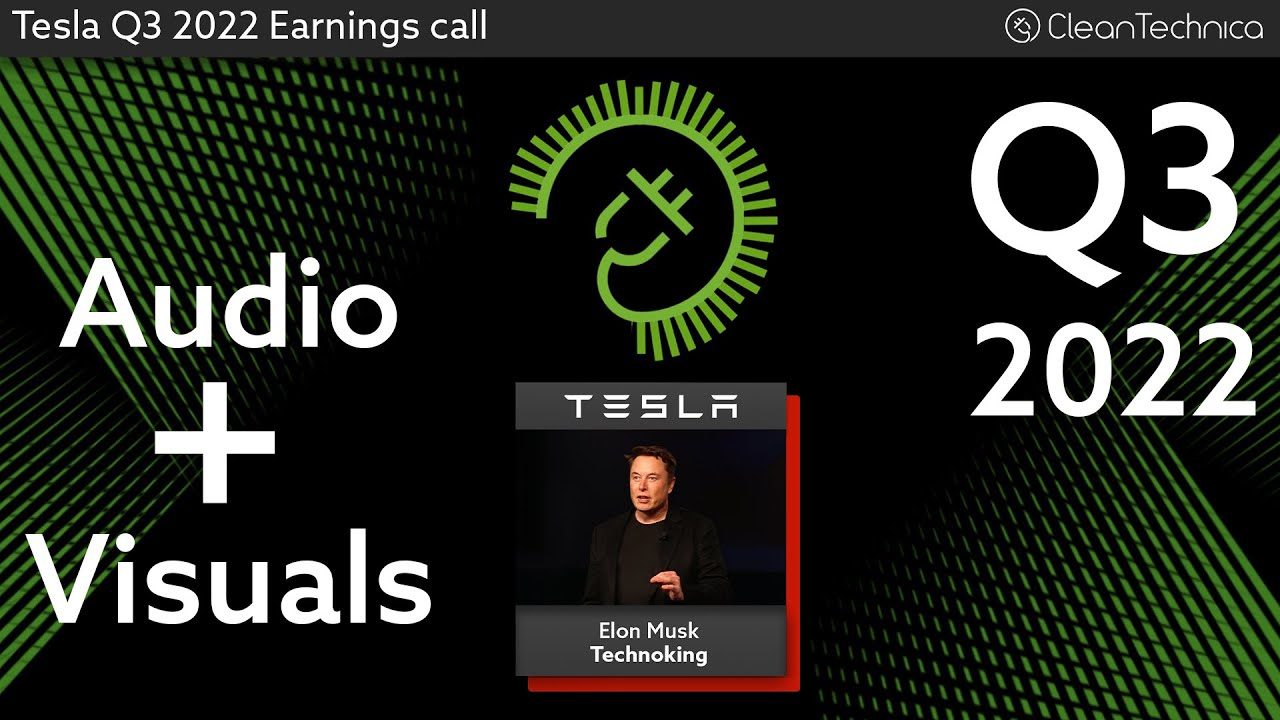 Tesla Q3 2022 Earnings Call Livestream