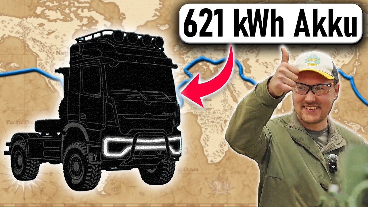 Tag 1 meiner E-LKW Weltreise: Kann dieses Fahrzeug wirklich die Welt umrunden?