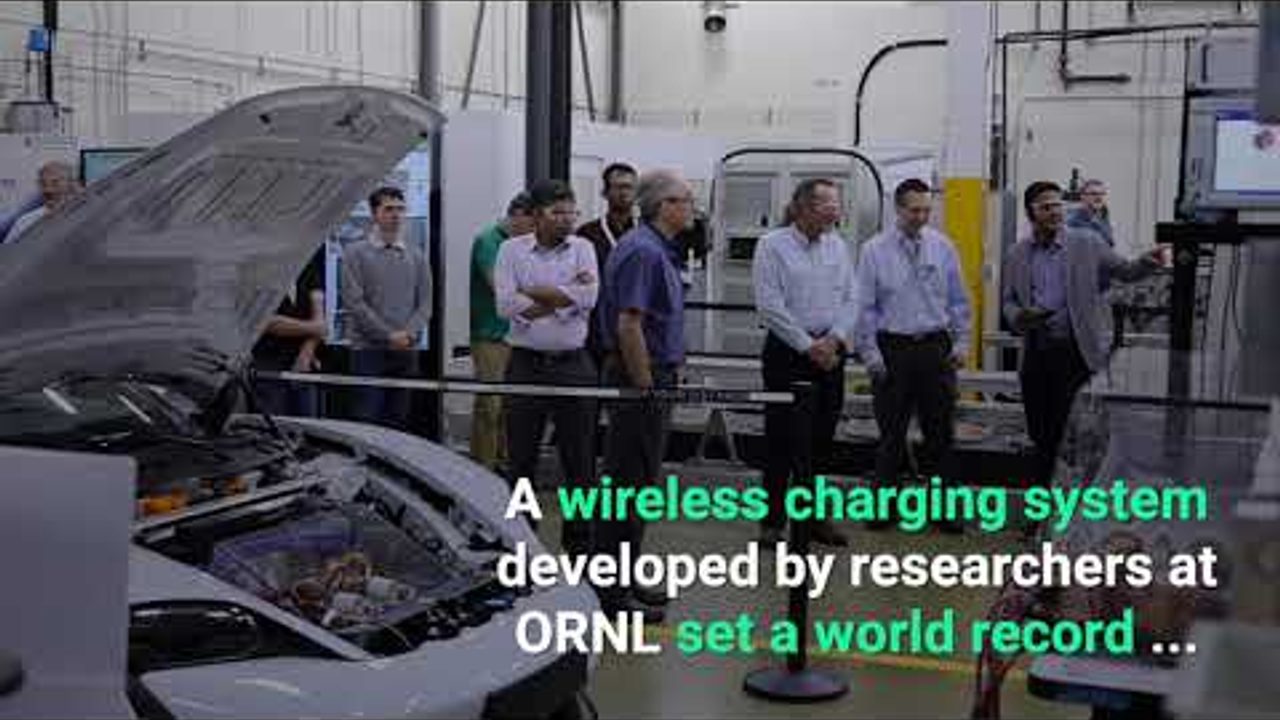 ORNL-developed wireless charging system sets world record