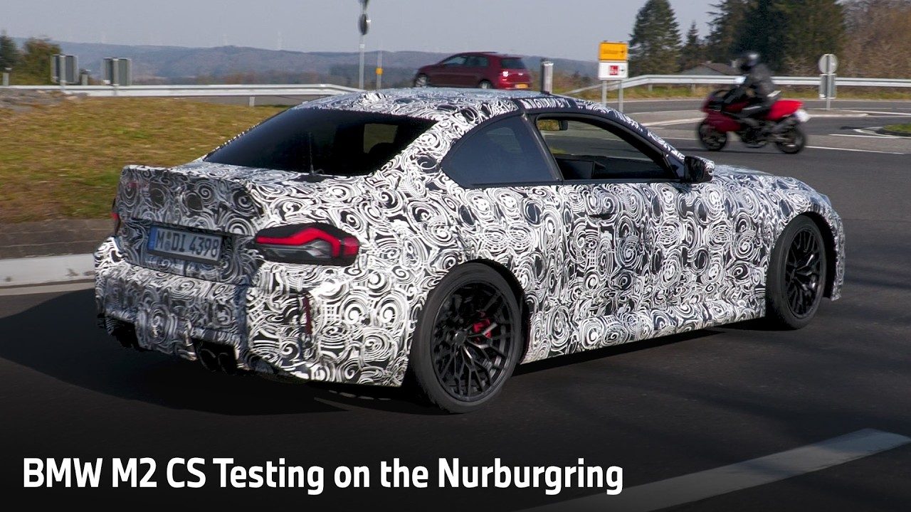 2025 BMW M2 CS (G87) spotted in Nürburg: the most powerful M2 ever is nearing its debut!