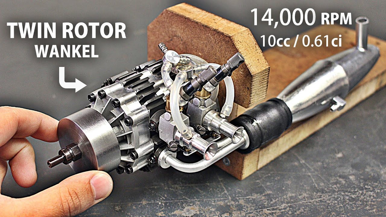 Finishing & Running the 2 ROTOR Wankel RC!