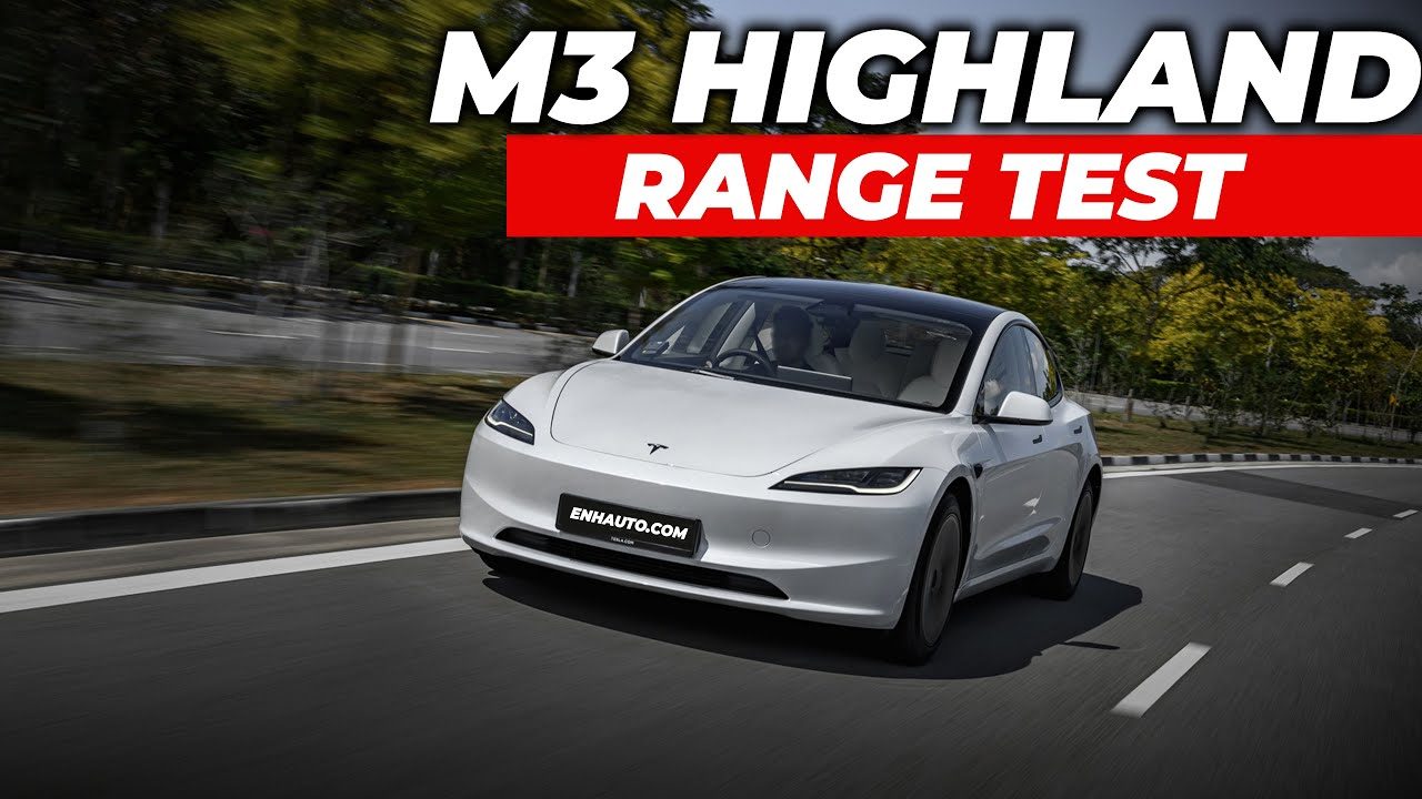 Range Test on the NEW Tesla Model 3 Highland (SR) - How Efficient is it?