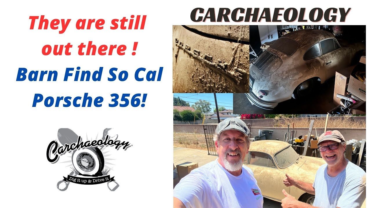 Carchaeology: They are still out there! 1959 Porsche 356 So Cal Barn Find sitting 38 years!