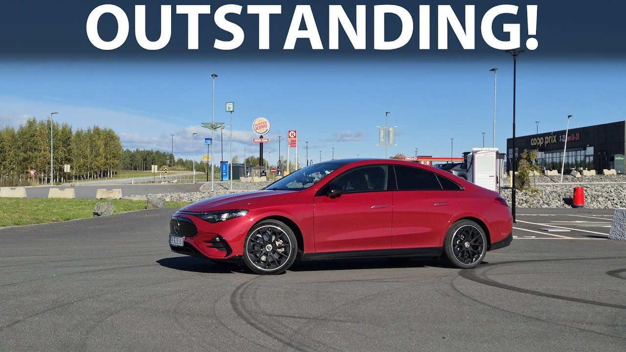Mercedes CLA 350 4Matic range test