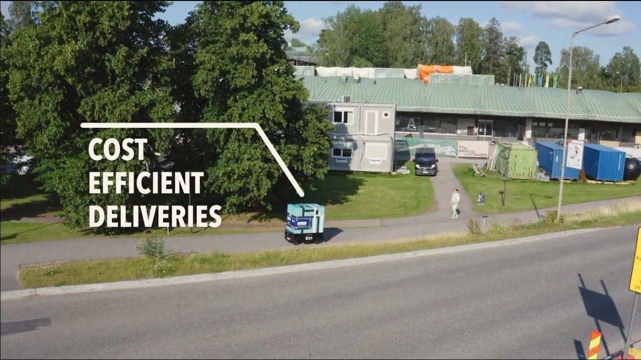 LMAD Autonomous grocery delivery pilot in Otaniemi, Finland