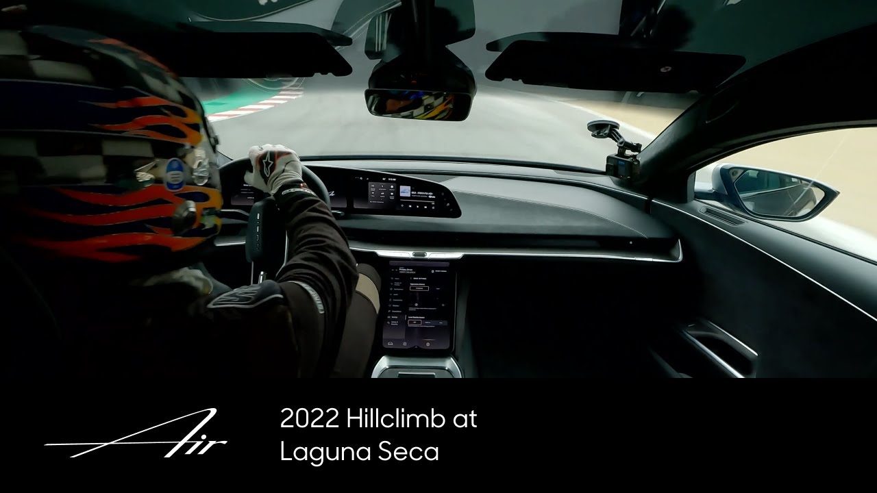 2022 Corkscrew Hillclimb at Laguna Seca with Ben Collins | Lucid Air | Lucid Motors