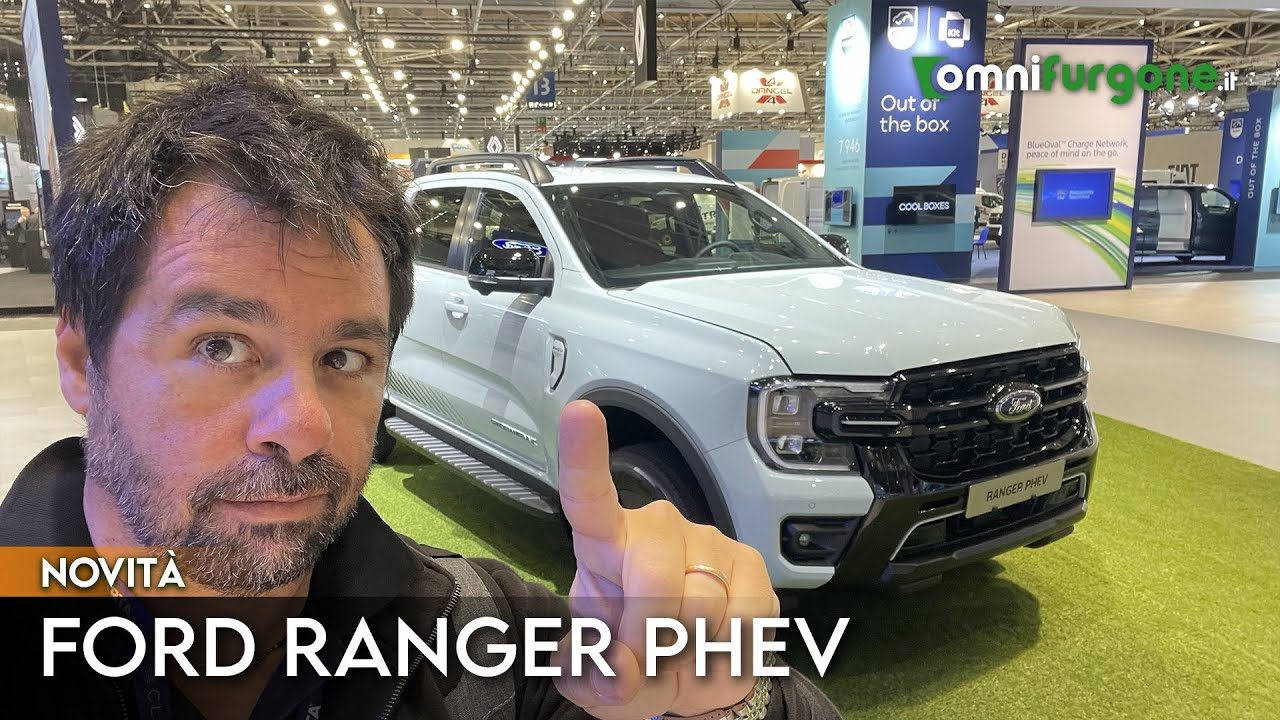 FORD RANGER PHEV, così l'ibrido plug-in arriva anche sui pick-up