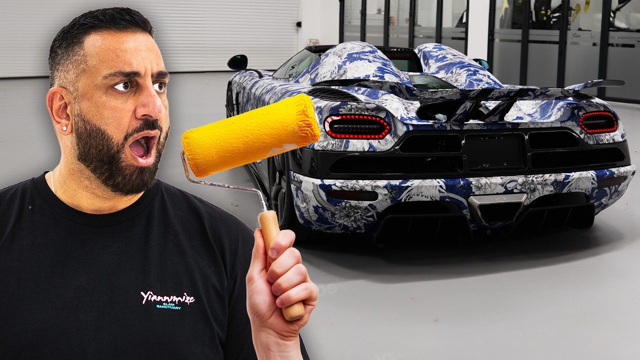 £3,000,000 Car Covered In Wallpaper