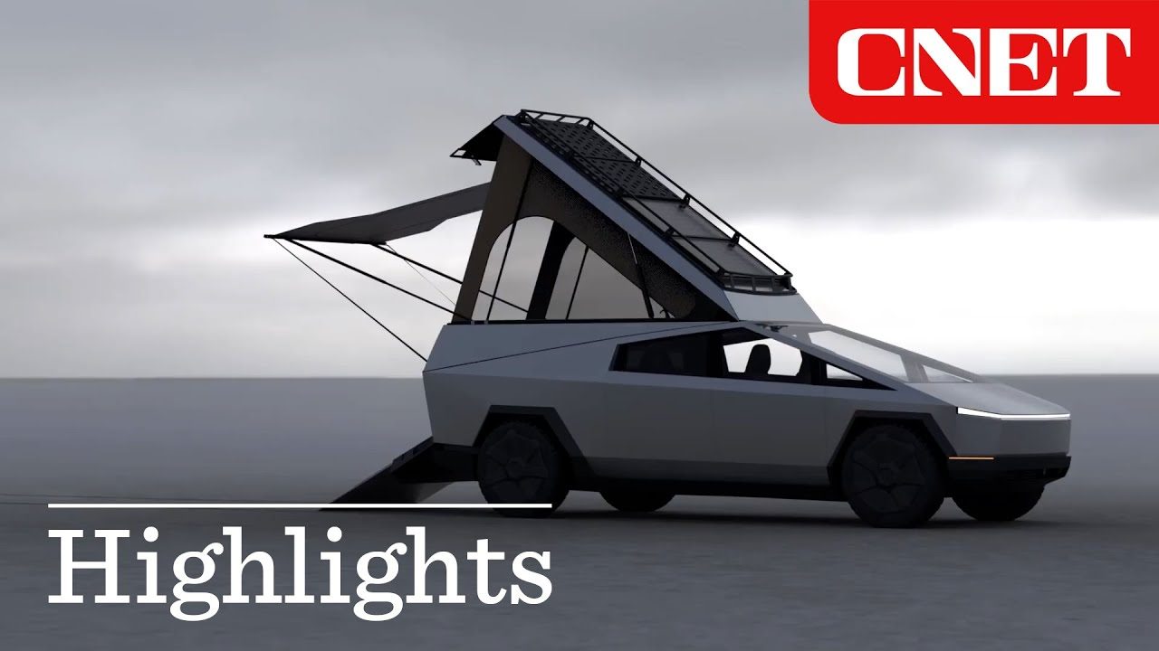 Tesla's CyberTruck Can Fit a Camper