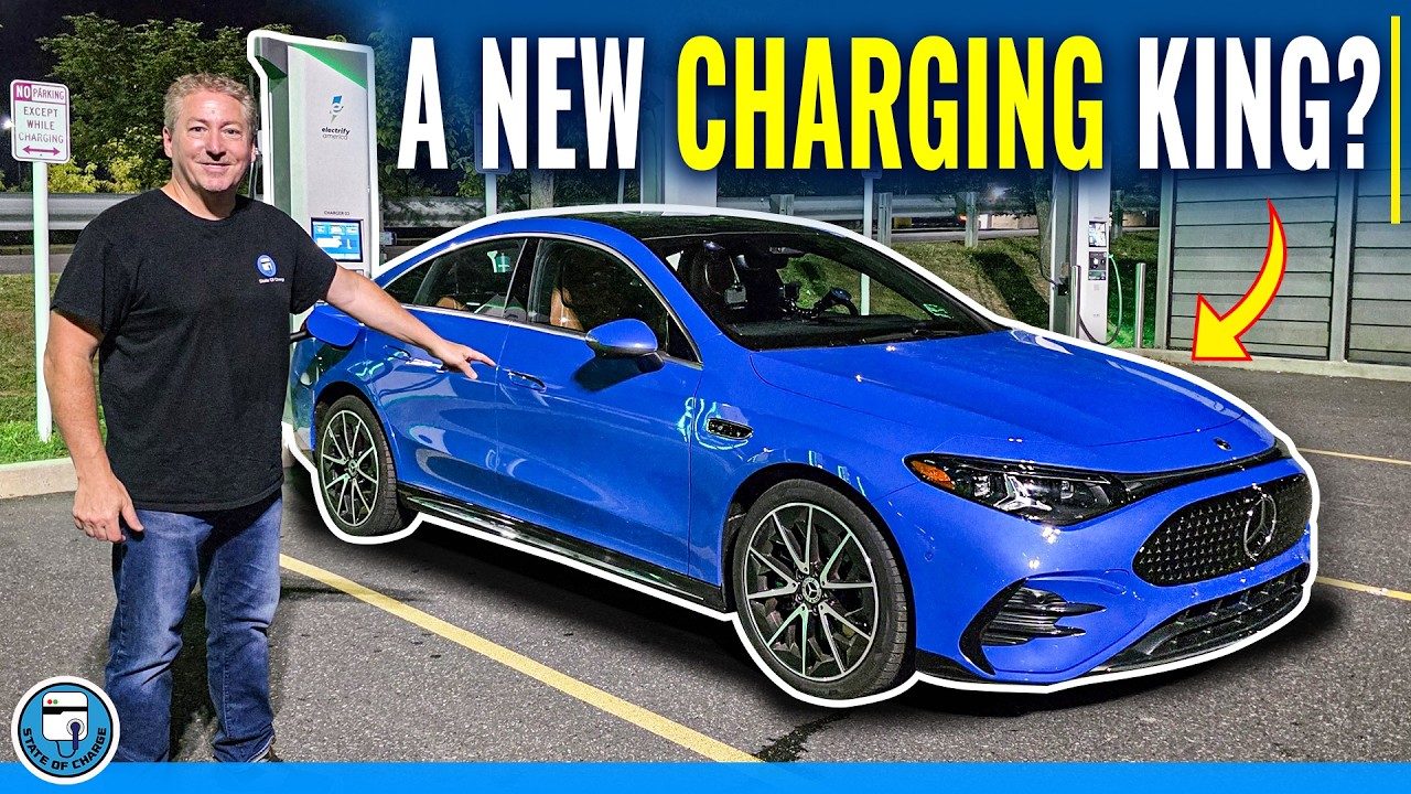 The Mercedes CLA Is One Of America's Quickest Charging EVs: Test