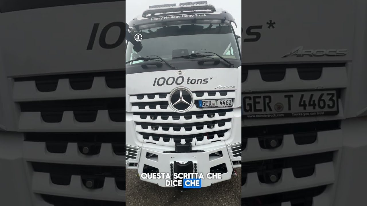 Come si trasportano i componenti degli #AEREI? Con le MERCEDES ovviamente!