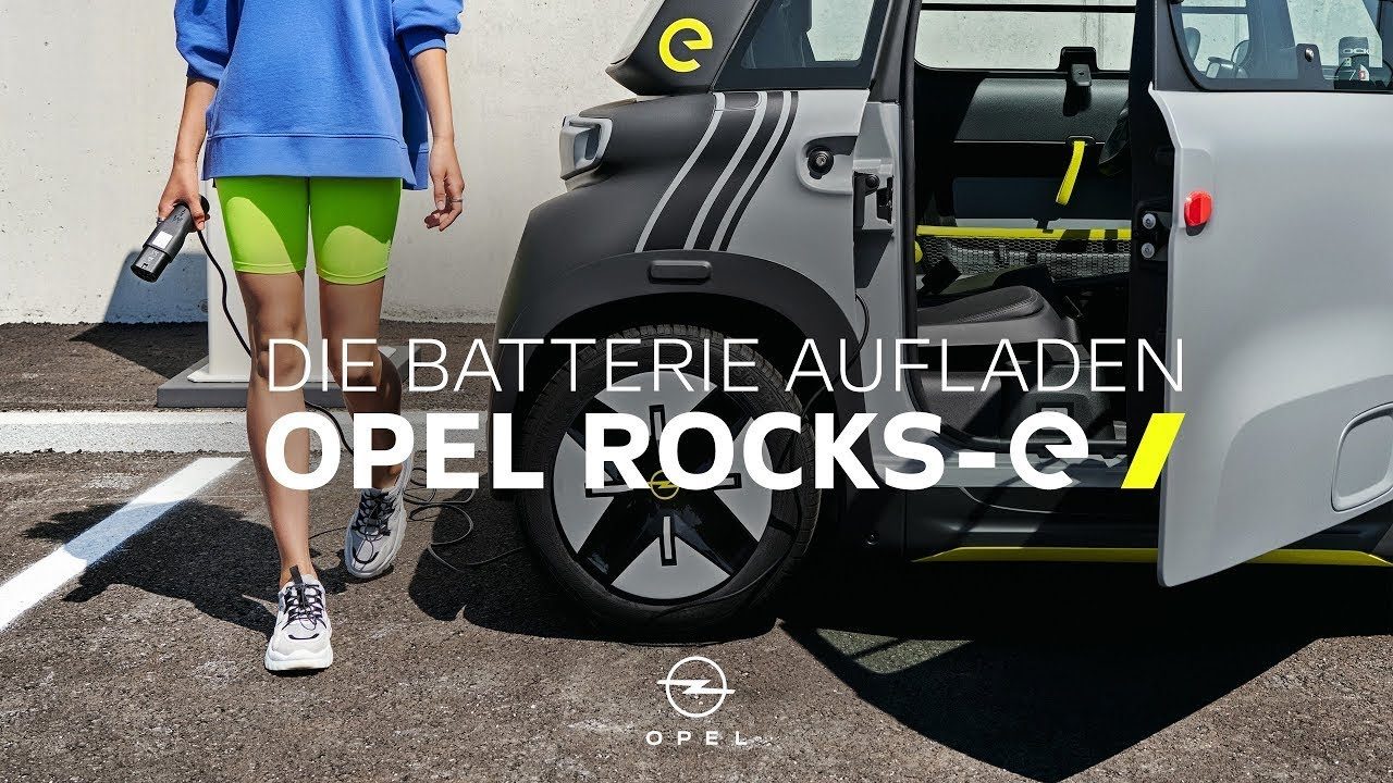 So lädst du die Batterie auf | Opel Rocks-e