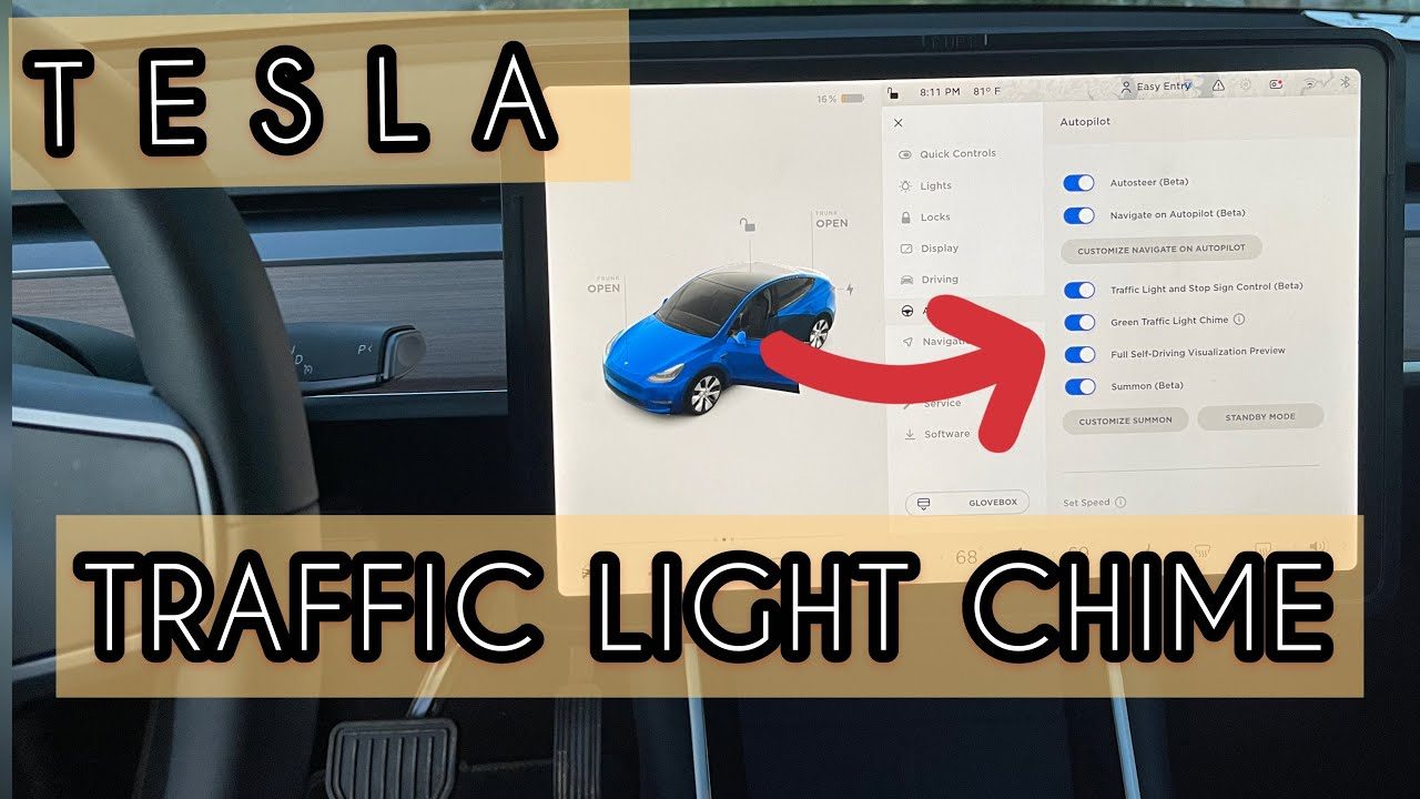 Green light chime - Tesla Pro tips